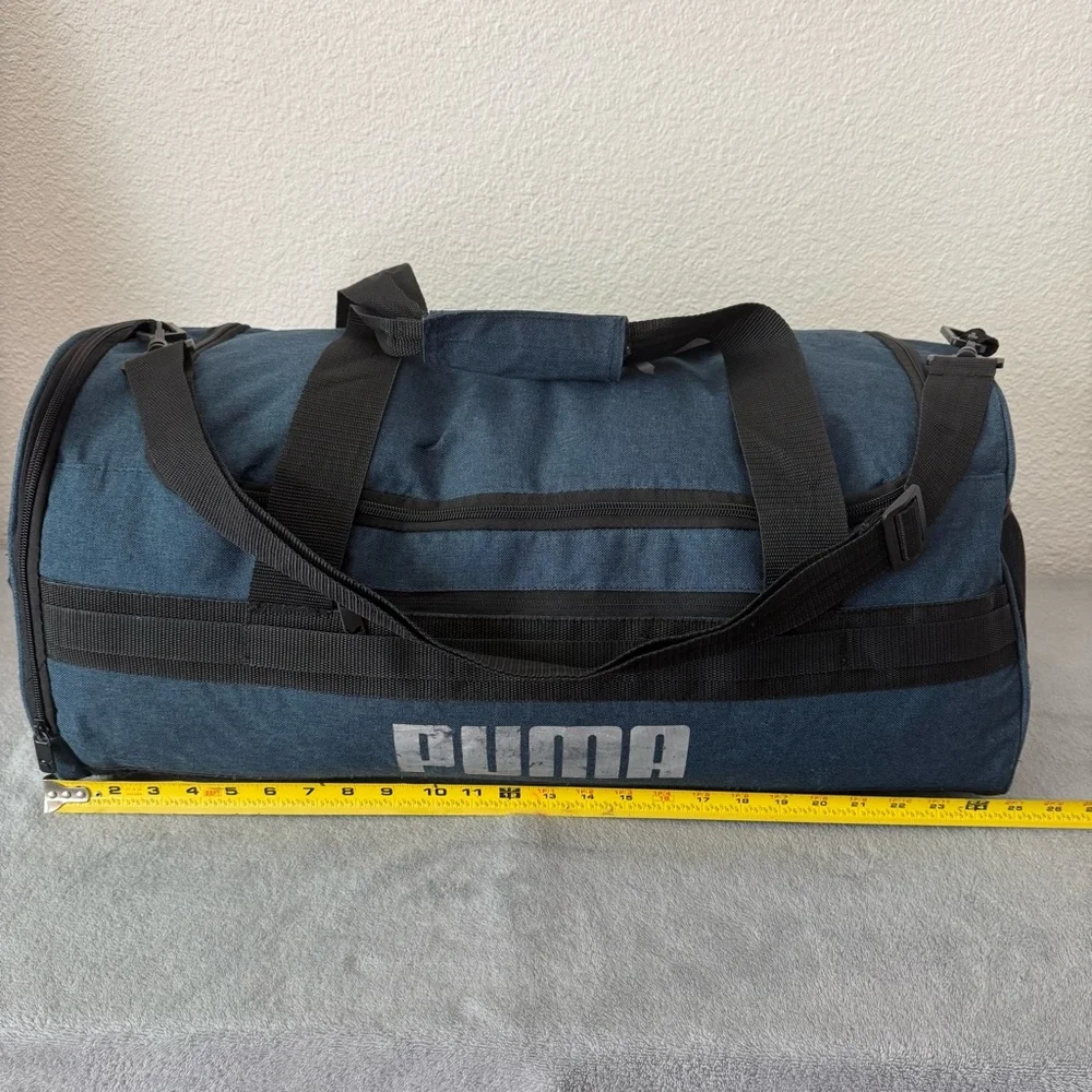 Puma Evercat Demand Duffel Bag-Navy Blue and Black